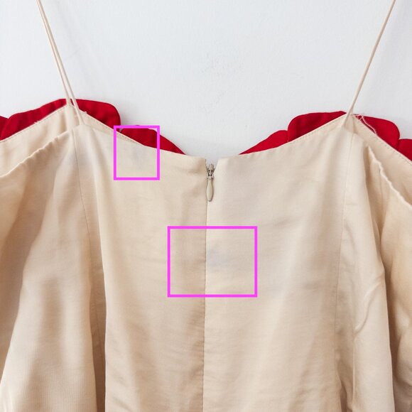 FARM Rio Rose Detailed Sleeveless Maxi Dress Satin Size Large - Picture 9 of 10